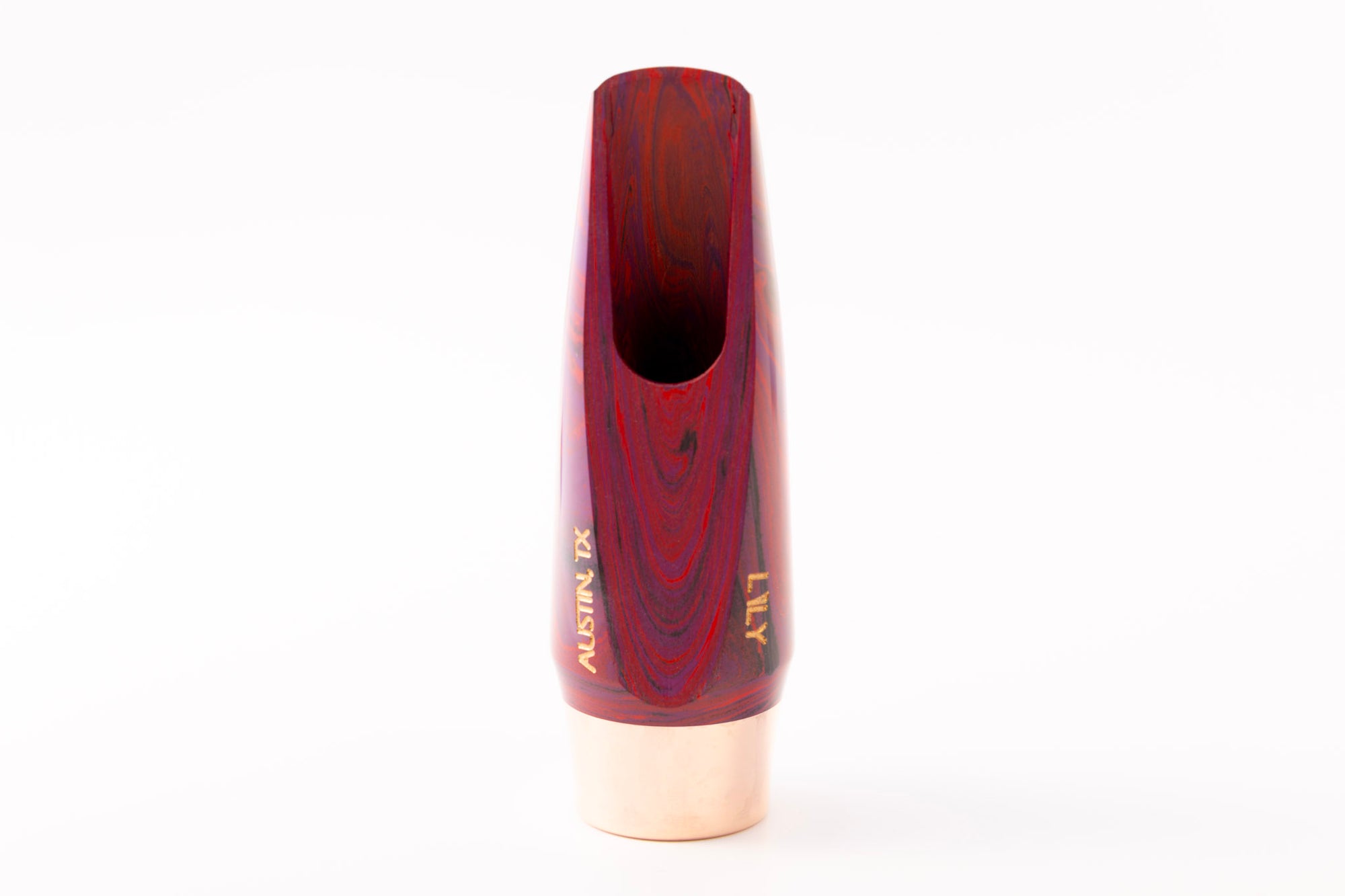 Lily Classical Soprano Mouthpiece Lava with Copper Ring