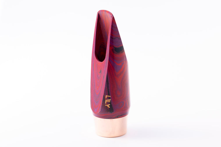 Lily Classical Soprano Mouthpiece Lava with Copper Ring