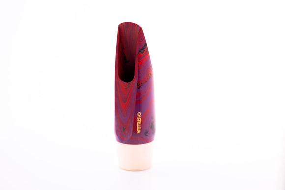 Castilleja Marbled Classical Alto Mouthpiece with Copper Ring