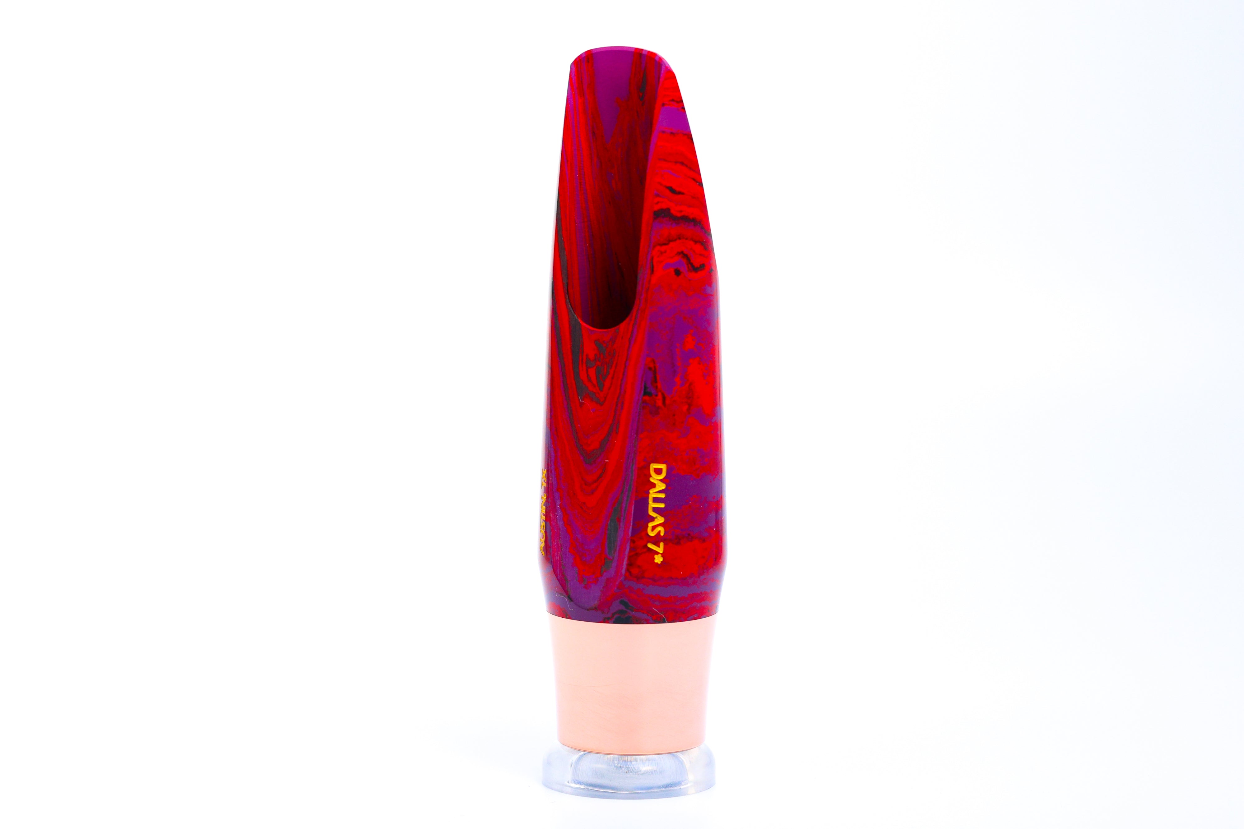 Dallas Jazz Tenor Lava Marble with Copper Ring - MACSAX MOUTHPIECES Dallas Jazz Tenor Lava Marble with Copper Ring - MACSAX MOUTHPIECES