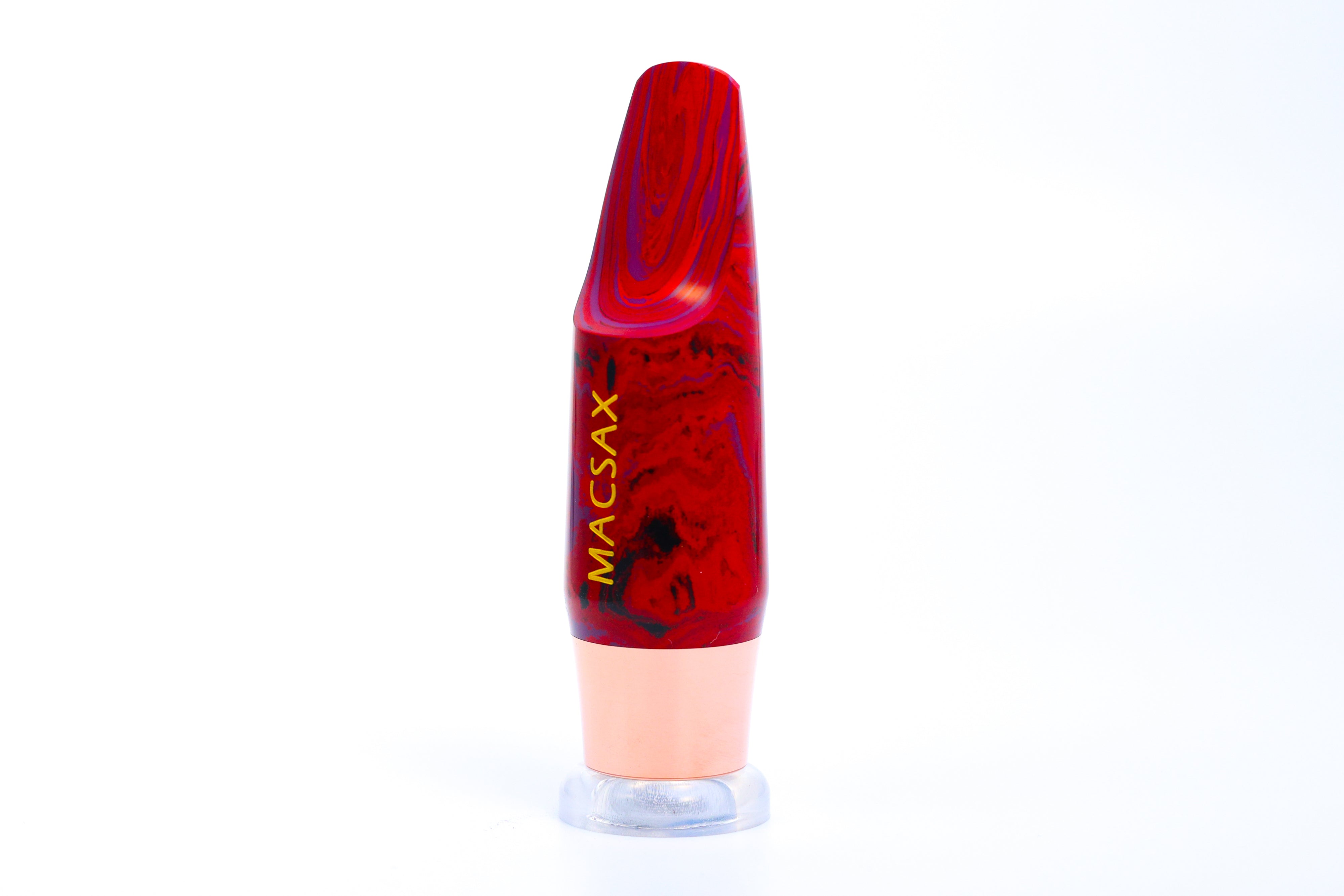 Houston Jazz Alto Lava Marble with Copper Ring - MACSAX MOUTHPIECES Houston Jazz Alto Lava Marble with Copper Ring - MACSAX MOUTHPIECES