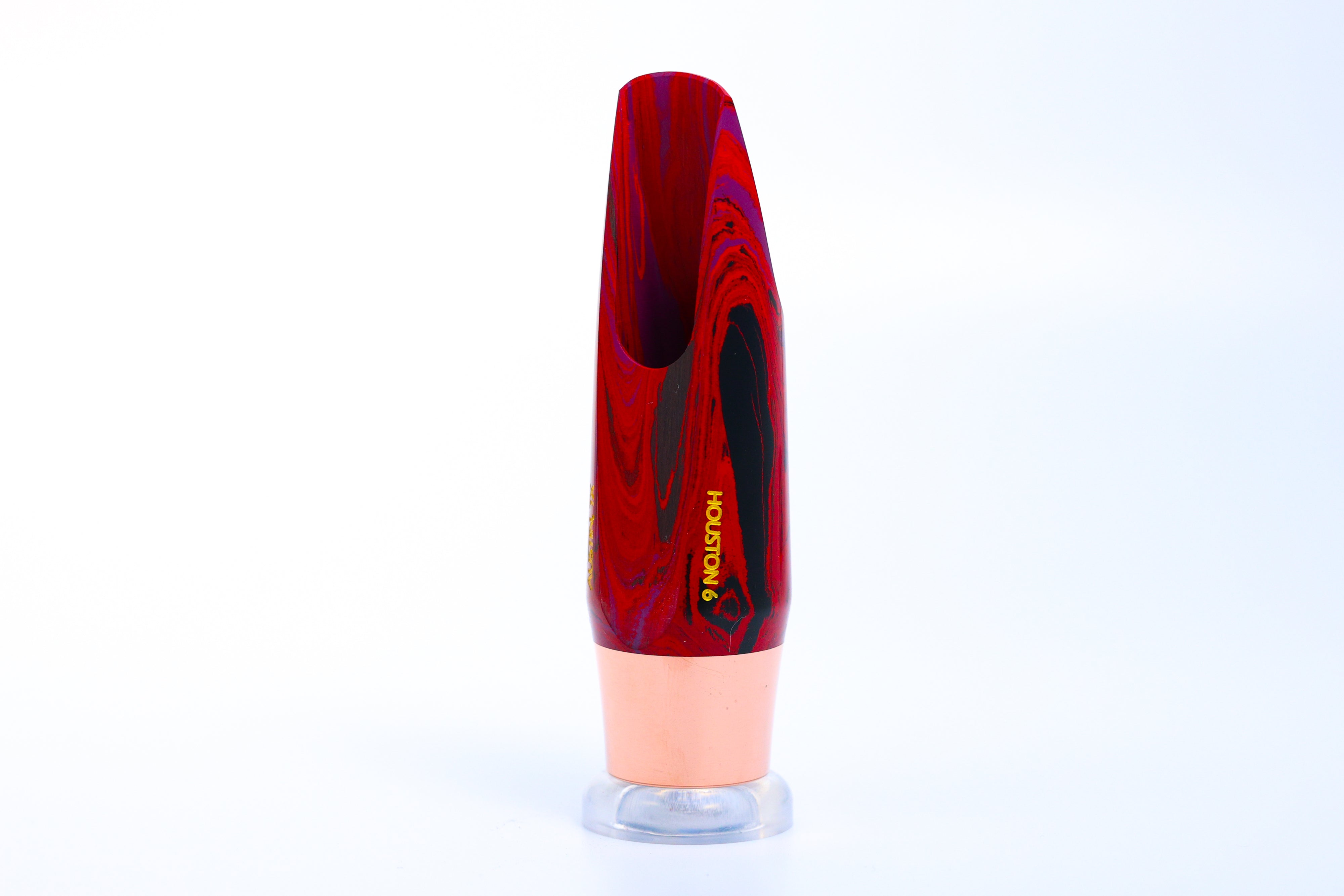 Houston Jazz Alto Lava Marble with Copper Ring - MACSAX MOUTHPIECES Houston Jazz Alto Lava Marble with Copper Ring - MACSAX MOUTHPIECES