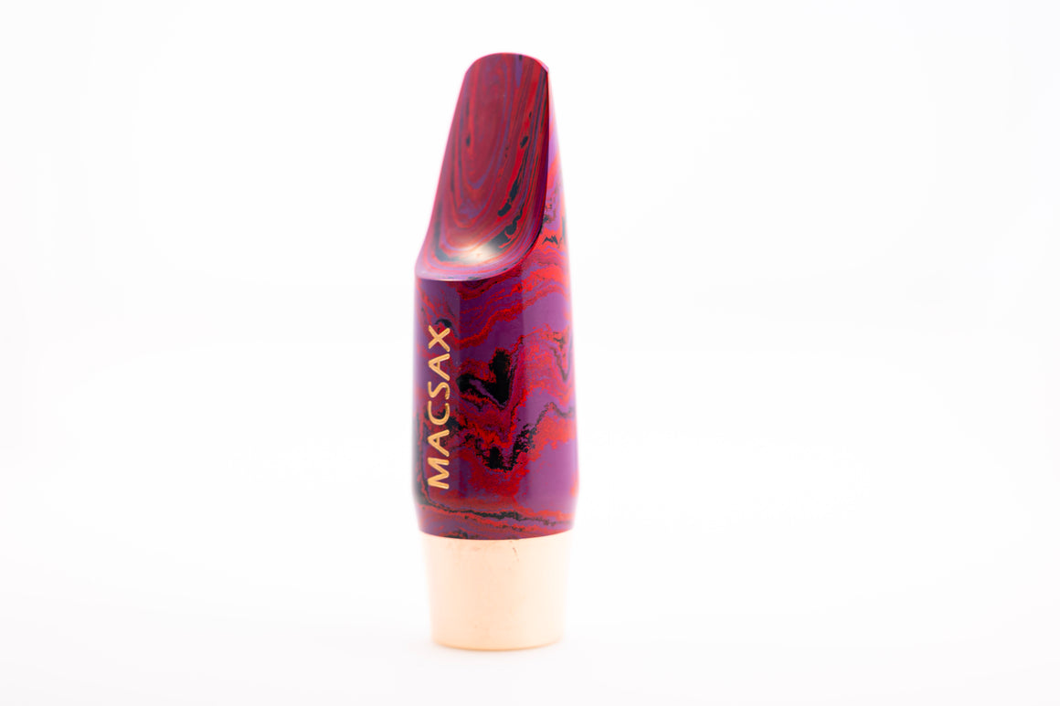 Castilleja Marbled Classical Alto Mouthpiece with Copper Ring